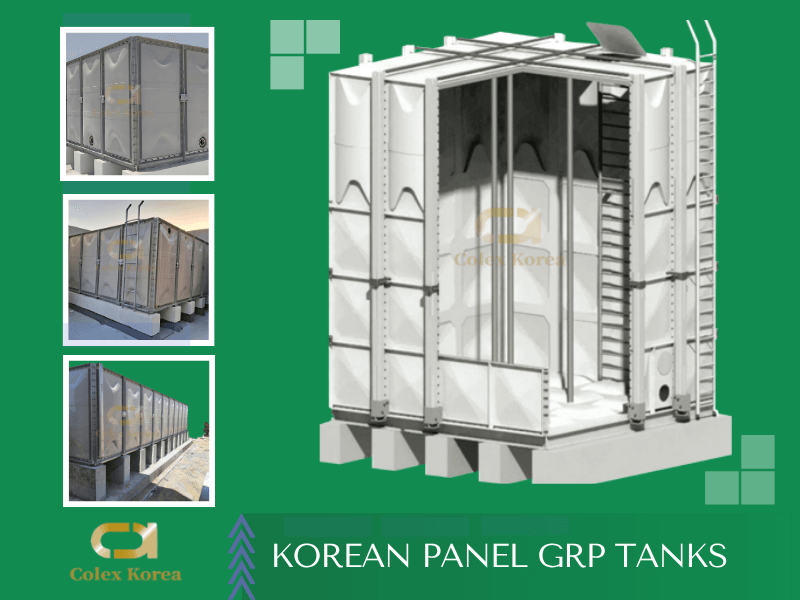 Premium Korean GRP Tanks UAE Colex distributor 1 korean grp tanks